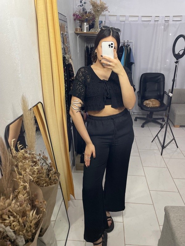 Producto - Saquito hilo Negro