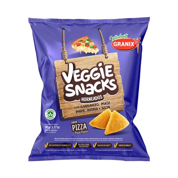 Producto - Veggie snacks pizza - Granix