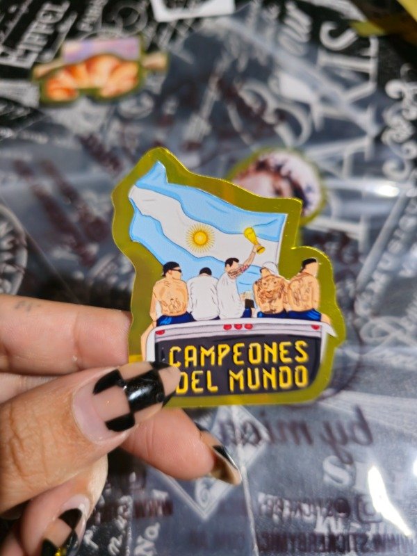 Producto - Sticker campeones del mundo