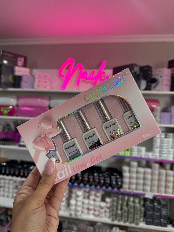 Producto - Kit esmaltes líner (gel paint) x5