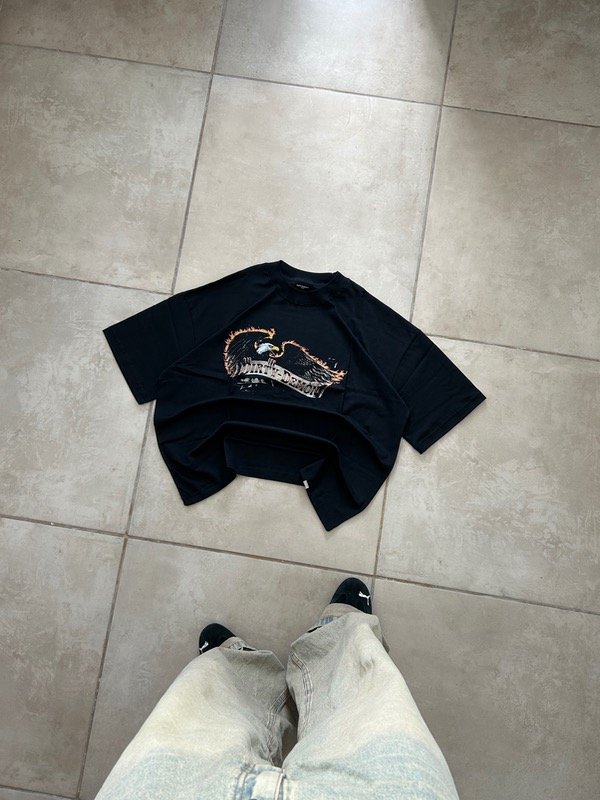 Producto - TSHIRT AGUILA FIRE BLACK