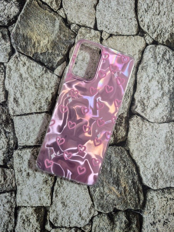 Producto - Funda rígida Holo Moto G06 rosa