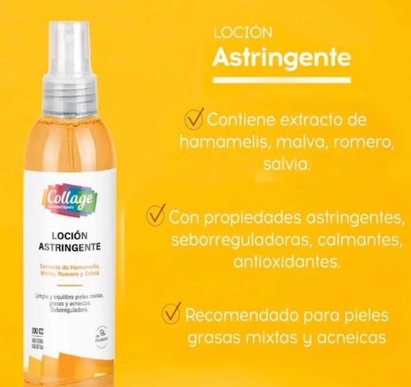 Producto - Loción astringente Collage x 200ml con atomizador