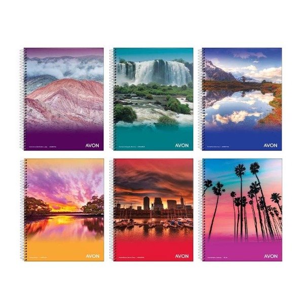 Producto - CUADERNO AVON 29/7 ESPIRAL TAPA FLEXIBLE84 HOJAS