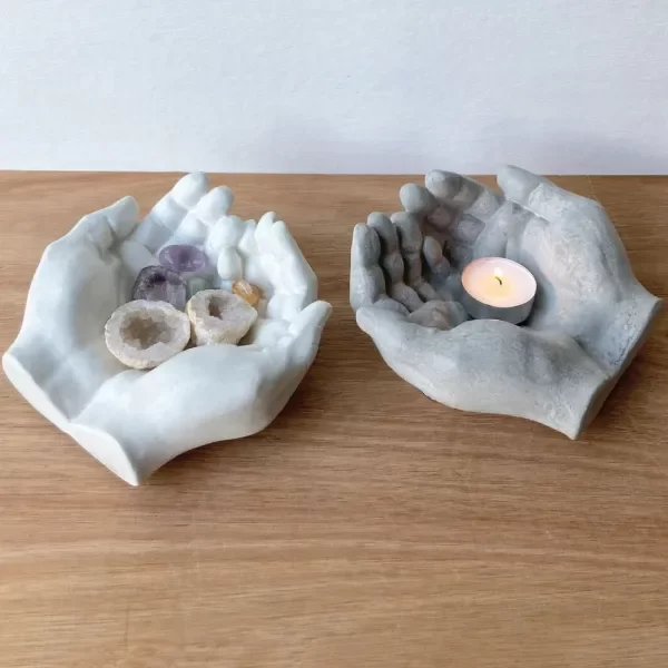 Producto - Molde silicona cuenco grande manos juntas - 13