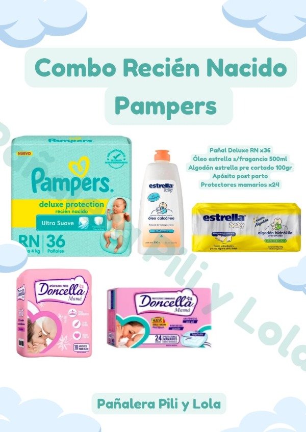 Producto - Combo Recién Nacido Pampers