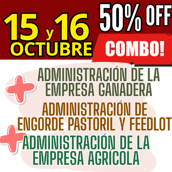Producto - COMBO 3 CURSOS: Admin Ganadera + Engorde Pastoril y Feedlot + Admin Agrícola - 0