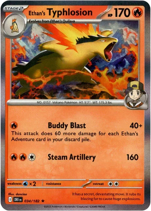 Producto - Ethan's Typhlosion - 034/182 - Destined Rivals - Holo