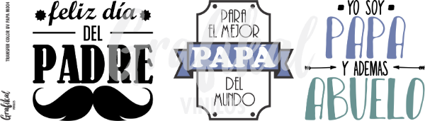 Producto - Transfer Color UV Dia del Padre 004