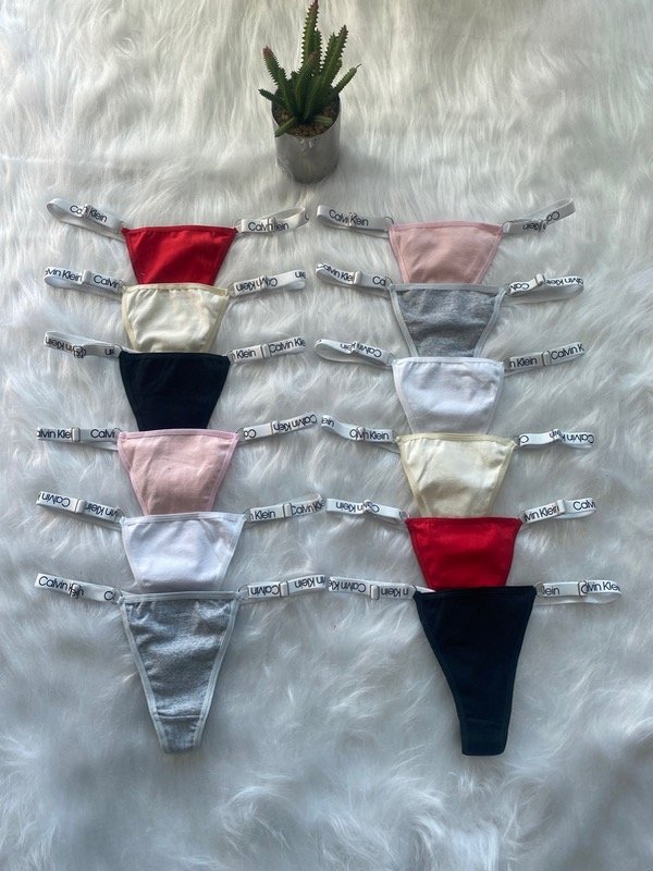 Producto - Less Regulables Calvin Klein de algodón con lycra (Pack por 12)