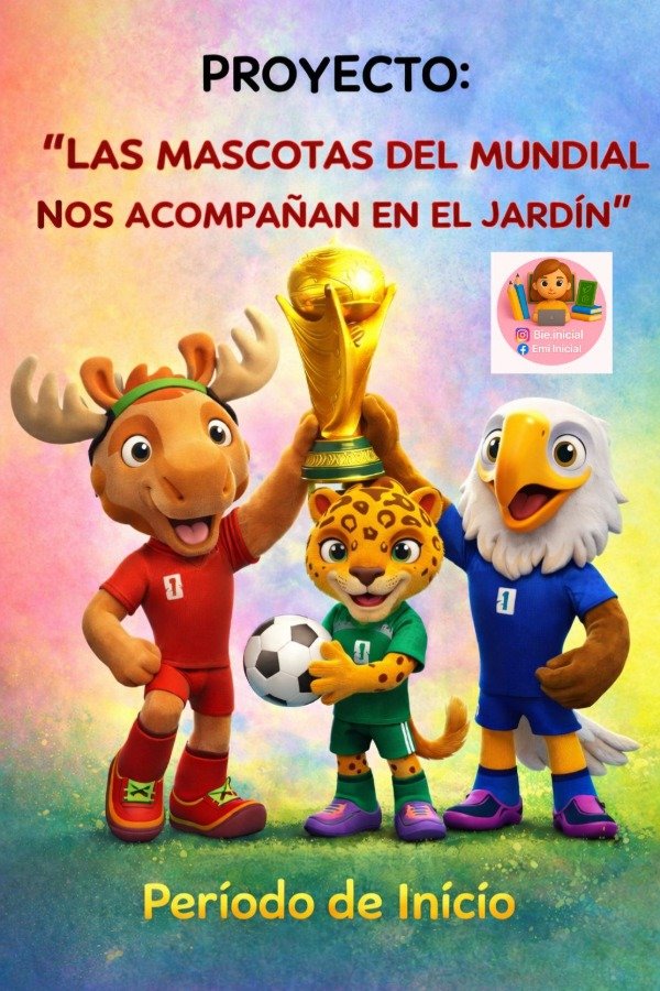 Producto - PROYECTO: "LAS MASCOTAS DEL MUNDIAL NOS ACOMPAÑAN EN EL JARDÍN PERÍODO DE INICIO