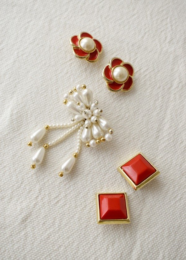 Producto - Set de aros clip vintage