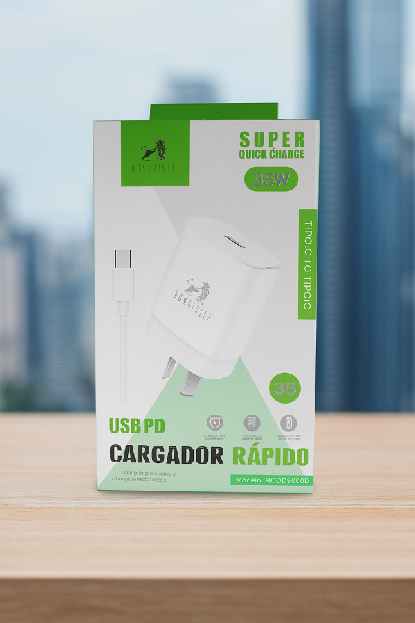 Producto - Cargador 220 Tipo C 55W RoyalCell