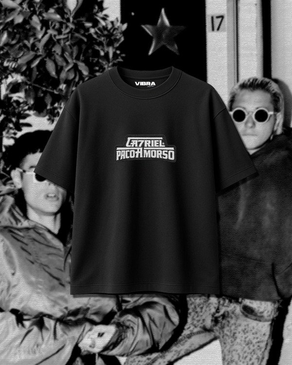 Producto - Remera Negra Catriel y Paco Amoroso