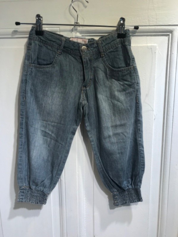 Producto - Jean MIMO celeste claro con elástico en tobillos Talle 8 años - PRECIO: 16X