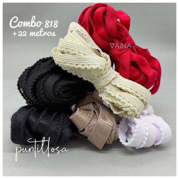 Producto - Combo 818- Elásticos Surtidos +25 metros
