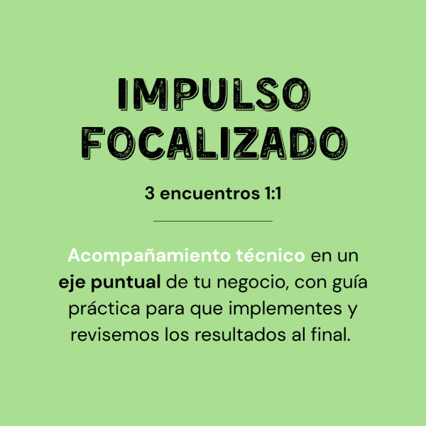 Producto - Impulso Focalizado