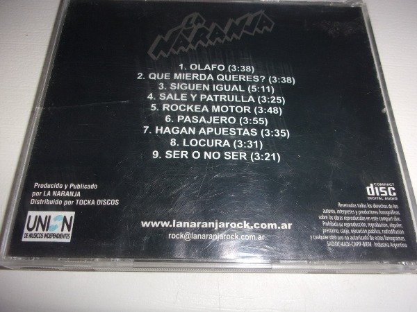 Producto - CD LA NARANJA SIGUEN IGUAL 35B HARD ROCK - 1