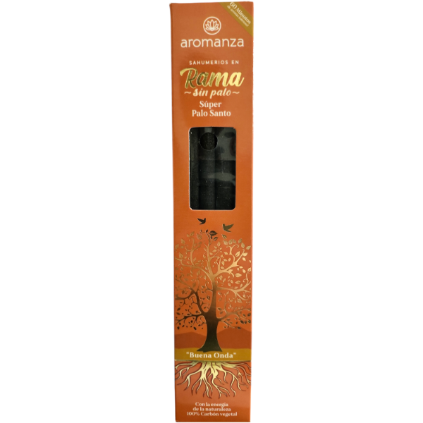 Producto - SAHUMERIOS AROMANZA EN RAMA - 8 VARILLAS - SÚPER PALO SANTO