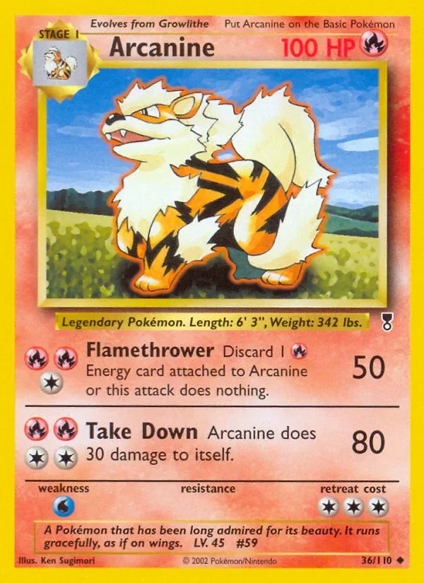 Producto - Arcanine (36/110) [Legendary Collection]