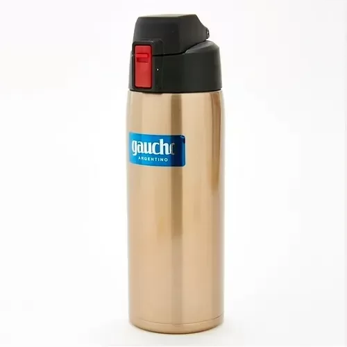 Producto - BOTELLA ISOTERMICA DORADA 600cc GAUCHO