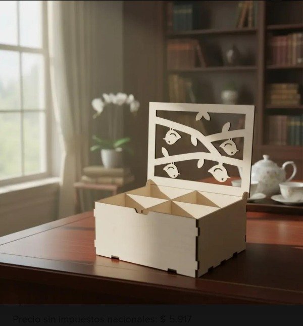 Producto - Caja Te 4 divisiones