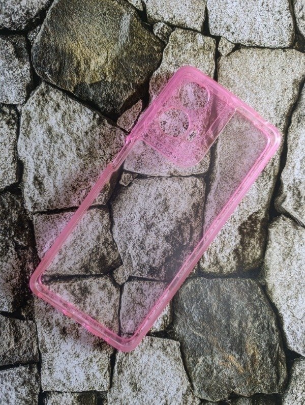 Producto - Funda bumper cristal Moto G04/G04s rosa