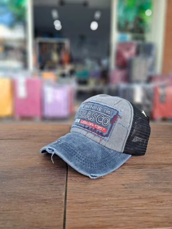 Producto - Gorra Tabasco Gris/Azul art 125822