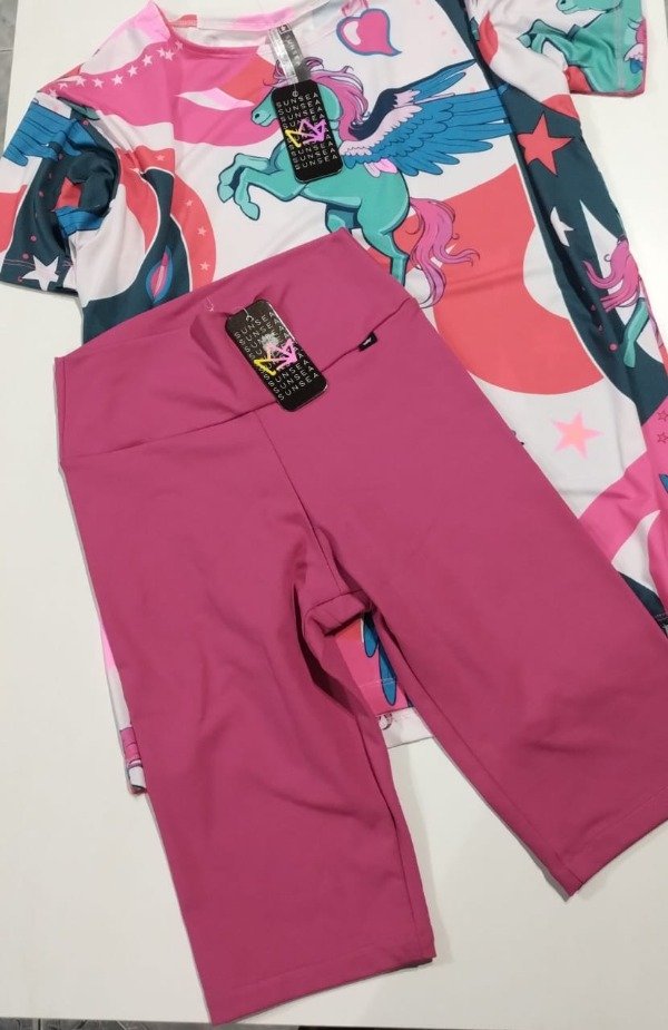 Producto - Conjunto biker y reme unicornios Promo