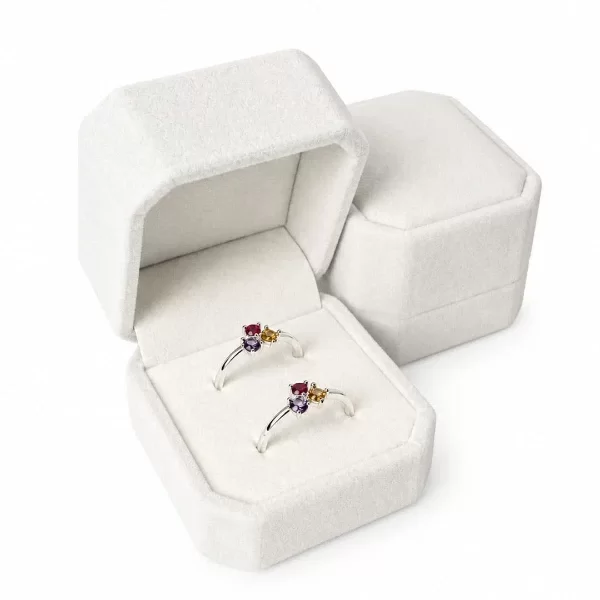 Producto - Cajita anillo Blanco