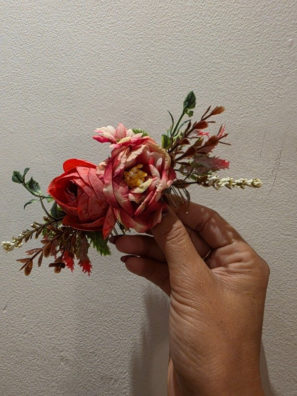 Producto - PEINETAS CON FLORES VINTAGE
