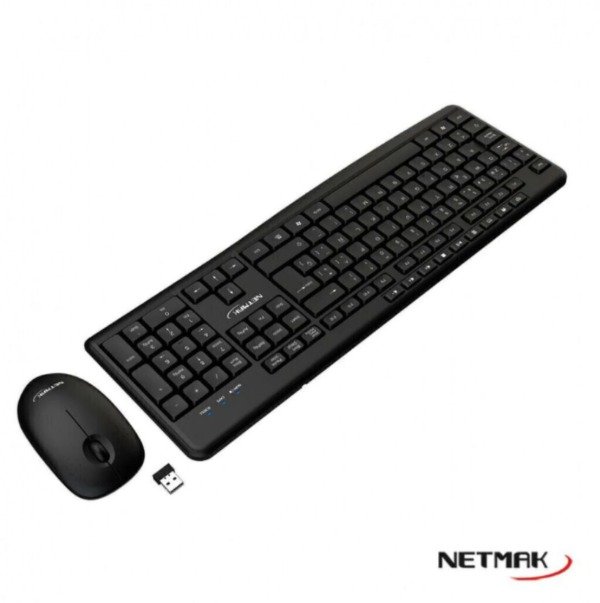 Producto - TECLADO Y MOUSE INALAMBRICO NETMAK KB770
