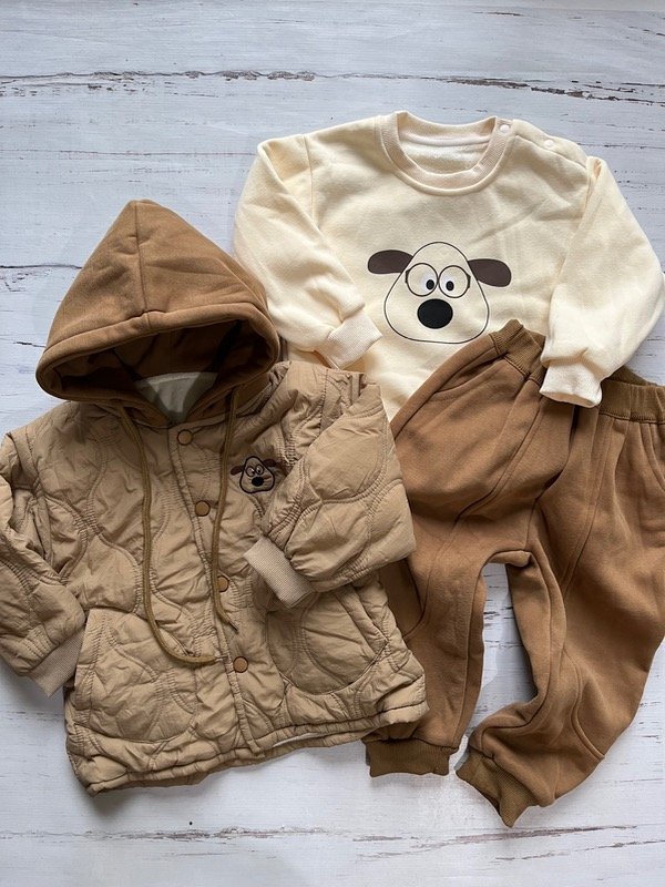 Producto - Conjunto trío importado campera + conjunto de perrito