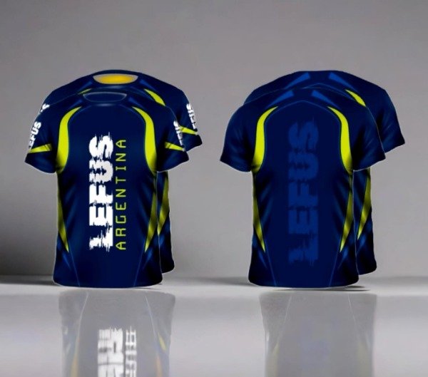 Producto - Remera Deportiva Azul/Ama