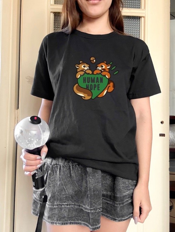 Producto - REMERA HUMAN HOPE (ardillas)