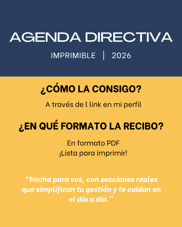 Producto - Agenda directiva 2026 - 2