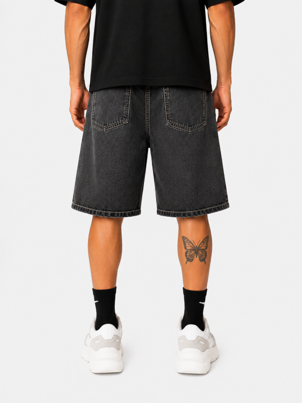 Producto - Bermuda Baggy Gris Oscura - 1