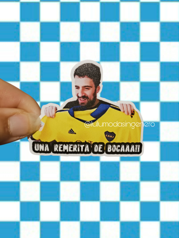 Producto - Sticker Vinilo Remerita de boca Martin cirio