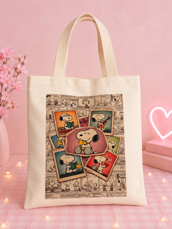 Producto - Kit Snoopy 2 - Taza, Totebag y Stickers - 2