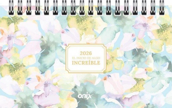 Producto - AGENDA 2026 ONIX PETIT AQUAMIST C/ESP SEMANAL16.5 X 9
