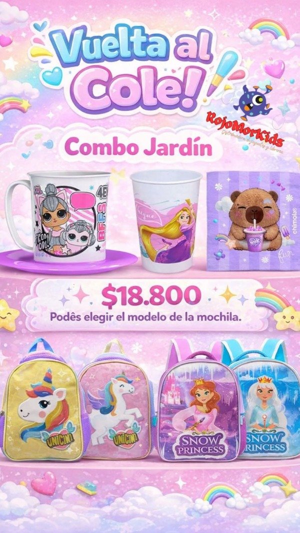 Producto - Combo jardín niñas