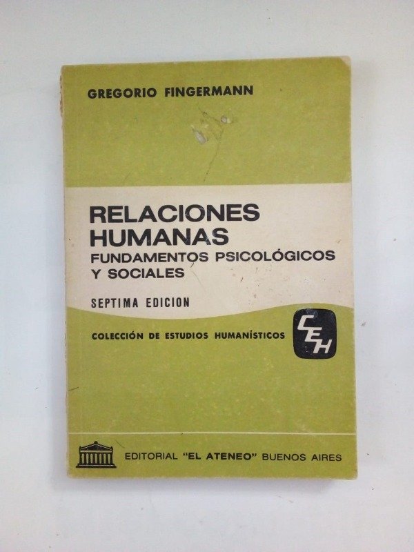 Producto - Relaciones humanas - Gregorio Fingermann - El Ateneo 1977