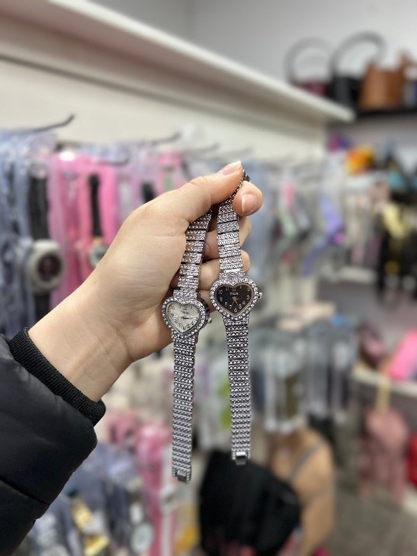 Producto - Reloj corazón con strass chico