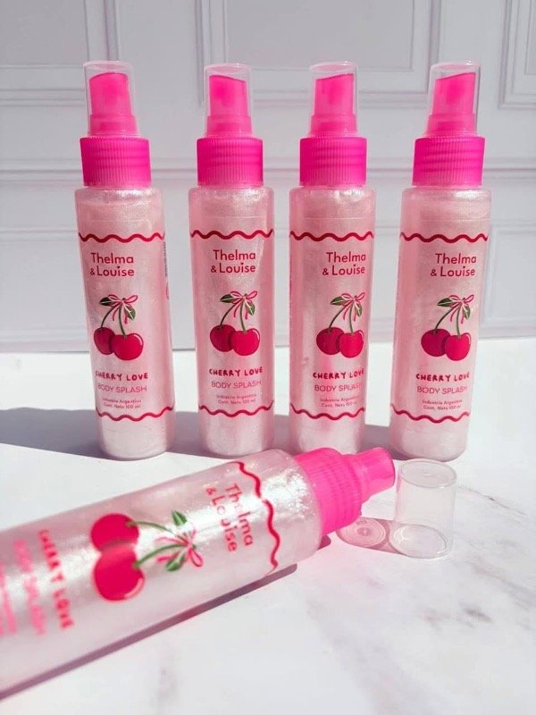 Producto - Body Splash con brillo Thelma y Louise Cherry Love