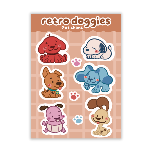 Producto - Planchita Retro Doggies