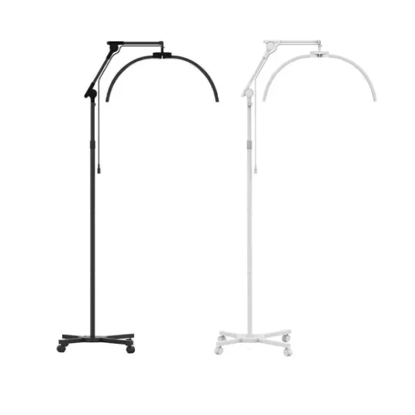 Producto - LatinLook Lampara Led Aura Pro Medialuna De Pie Con Rueditas F-800D - 0