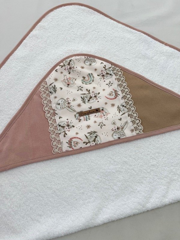 Producto - Toallon caritas rosa viejo