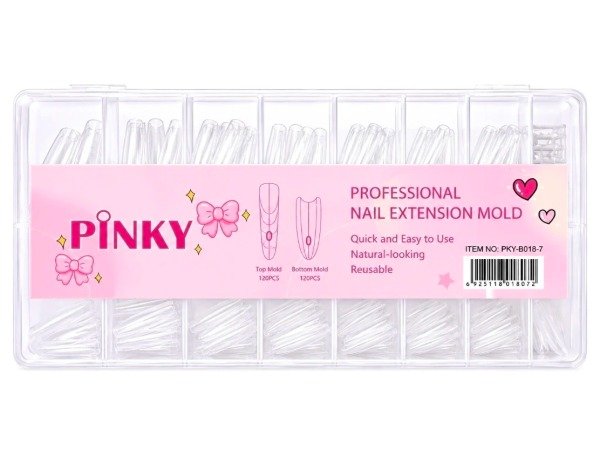 Producto - Cápsulas Sandwich PINKY extension nail tips PKY-B018-7 - NAI-0003