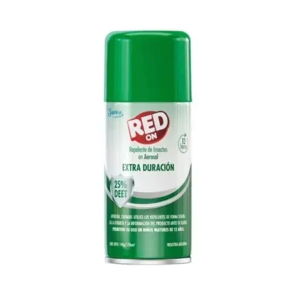 Producto - Repelente de Mosquitos Aerosol 170g RED ON VERDE By Saphirus
