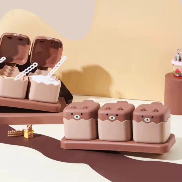 Producto - Especiero x3 Ositos 26x12x10cm MO